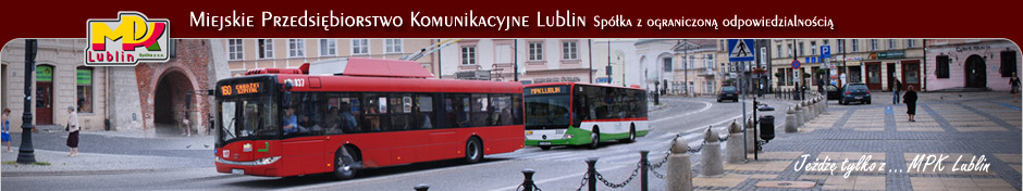 Miejskie Przedsiębiorstwo Komunikacyjne w Lublinie Sp. z o.o. - nagłówek graficzny